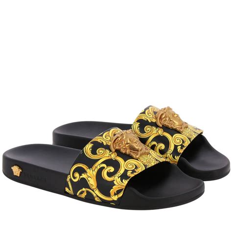 chanclas versace|farfetch versace sandals.